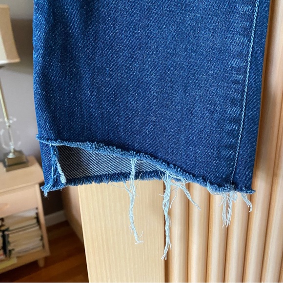 Mother Insider Crop Step Fray jeans Royal Treatment indigo blue - Picture 8 of 13